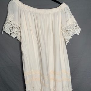 Altar’d State White Off the Shoulder Dress